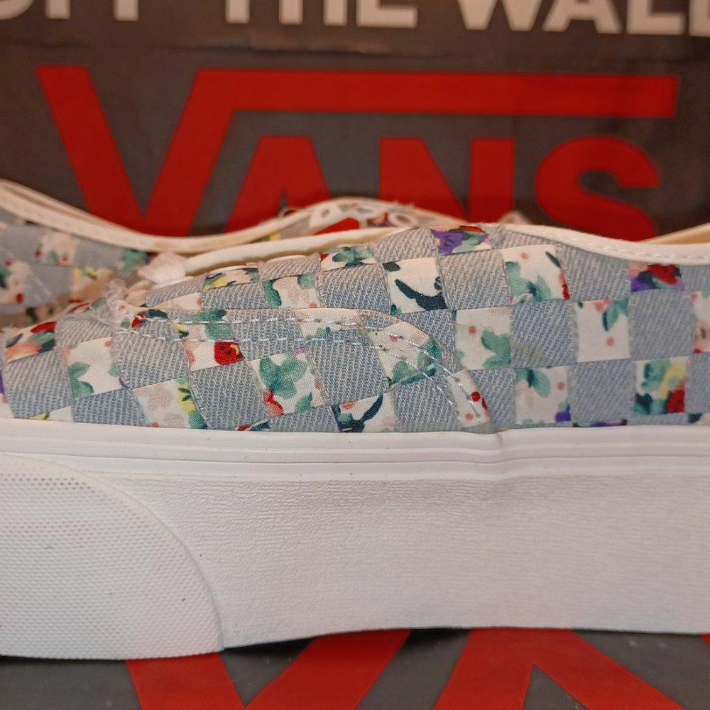 Vans Authentic Stacked Woven Floral Shoes Platform VN0A5KXXZA - Picture 7 of 12